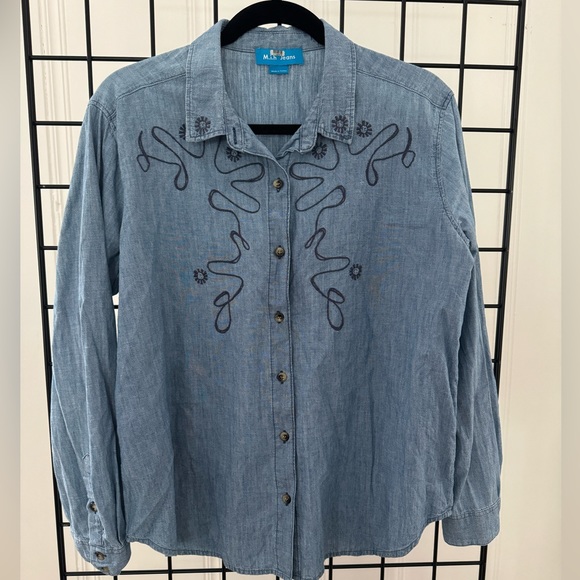 M.i.h. Jeans Chambray Vigo Shirt - Picture 5 of 9